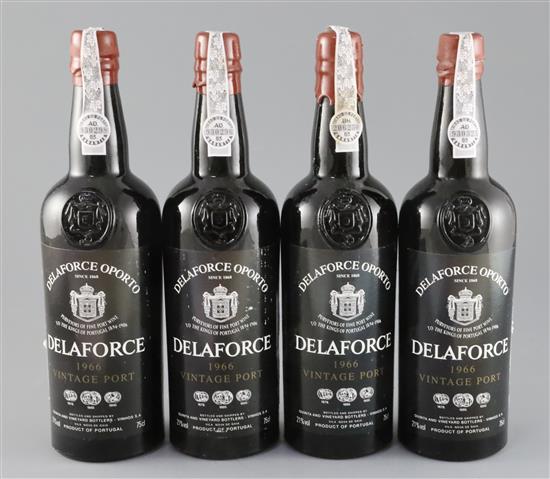 Eleven bottles of Delaforce 1966 Vintage Port